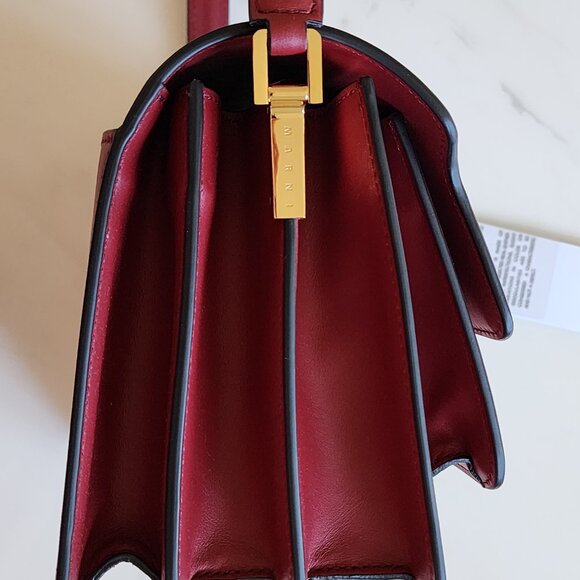 BNWT–Slightly Imperfect [MARNI TRUNK BAG CALF SKIN MEDIUM](#209) - Picture 11 of 16